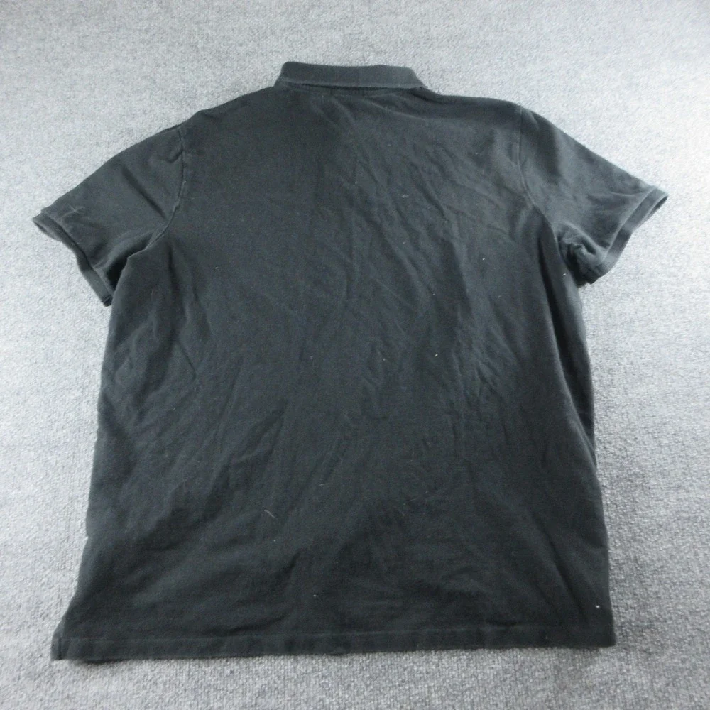 Polo Ralph Lauren Polo Shirt Mens 2XL Black Classic Fit Short Sleeve Cotton
